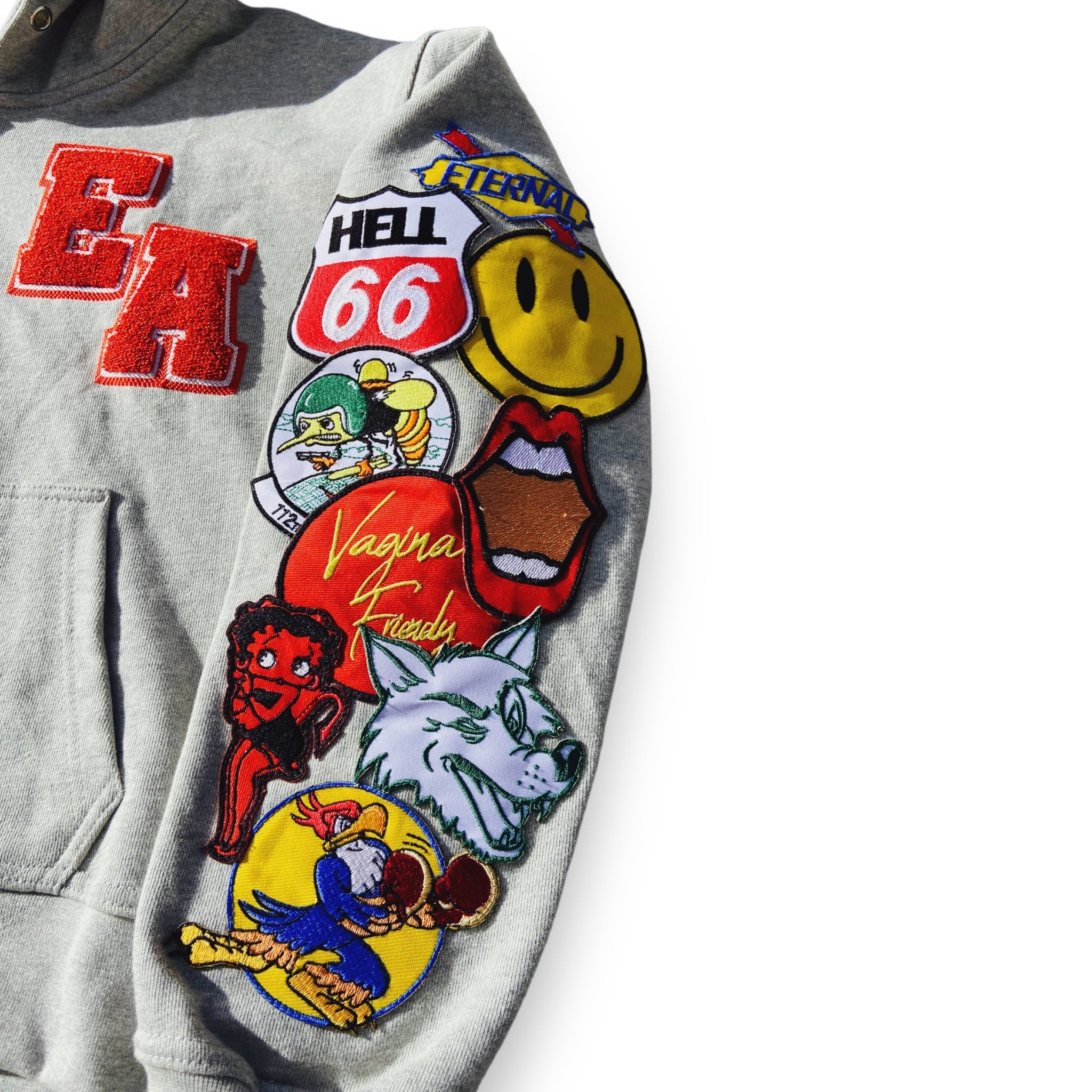 “PATCH WORK” ZIP UP